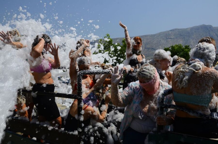 City of Side: Green Canyon Jeep Tour, Boat Trip & Waterfall - Exploring Green Lake and Water Activities