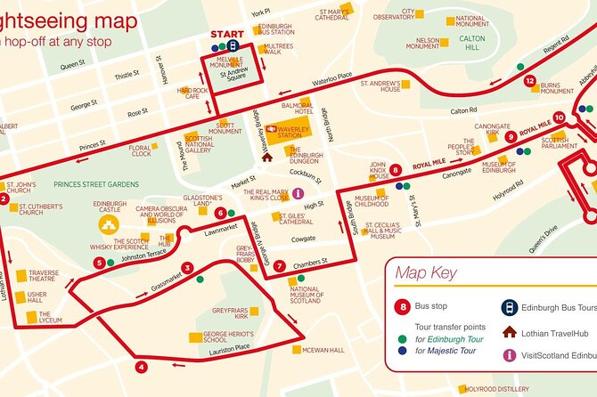 City Sightseeing Edinburgh Hop-On Hop-Off Bus Tour - Practical Tips for Using the Hop-On Hop-Off Bus