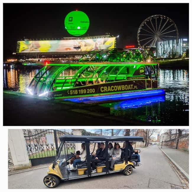 City Tour Cracow golf car plus Cruise on the Vistula River. - Starting Point and Tour Logistics in Krakow