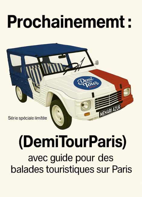 Classic and romantic Paris: 1-hour tour in an electric Méhari - Starting Point Near the Arc de Triomphe
