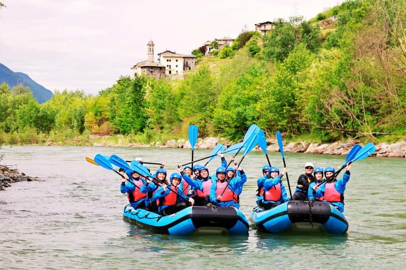 Classic Rafting with Indomita - Starting Point at the Former Castione Andevenno Train Station