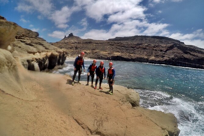 Coastering in Gran Canaria (Aquatic Route in the ocean cliffs) - Starting Point at Mogán’s Ocean Cliffs