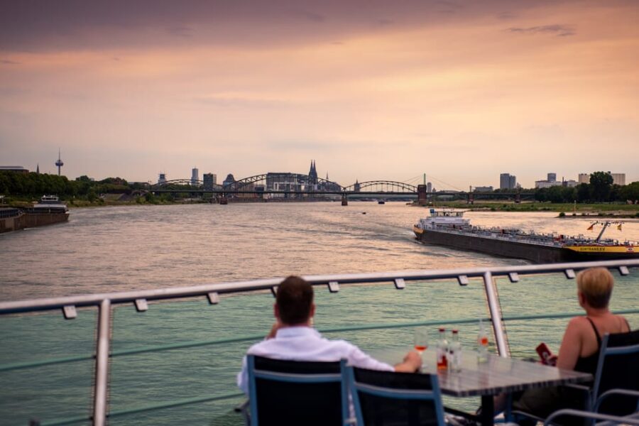 Cologne: 2-Hour Evening Cruise on the Rhine River - Starting Point at the Hohenzollern Bridge and Ticketing Process
