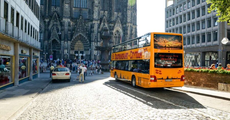 Cologne: 24h Hop-On Hop-Off Sightseeing Bus Ticket - Visiting Cologne Cathedral and the Old Town