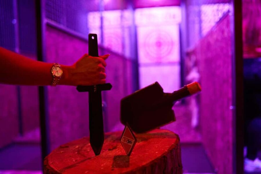 Cologne: Viking Challenge  Axe Throwing in the 7th Space! - The Adventure in a Safe and Controlled Environment