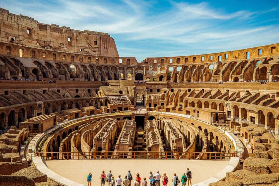 Colosseum Arena, and Ancient Rome -Optional Underground Tour - Explore the Underground Tunnels and Hidden Chambers