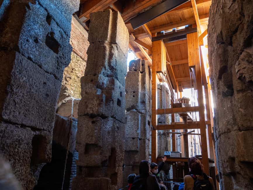 Colosseum, Underground, Roman Forum & Palatine. (max 7 ppl) - Exclusive Access to the Colosseum’s Underground Levels