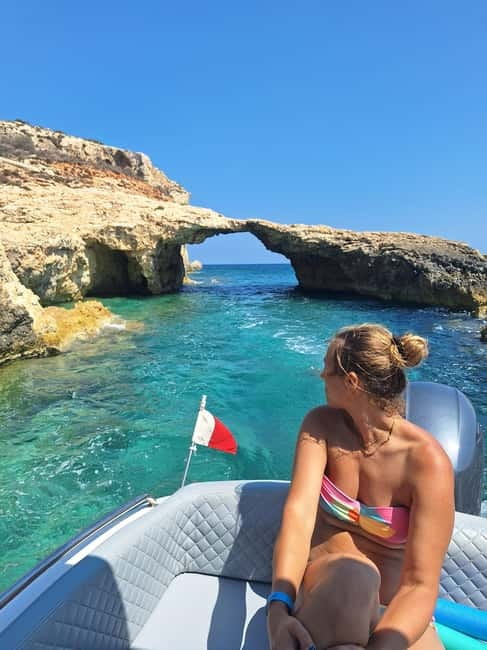 comino and blue lagoon private boat - Exploring the Locations: Comino Caves, Quiet Beaches & Blue Lagoon