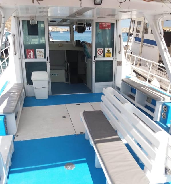 Comino: Private Boat Trips, Swimming stops and Caves Tours - The Lucky Lady Boat: Comfort and Practical Amenities