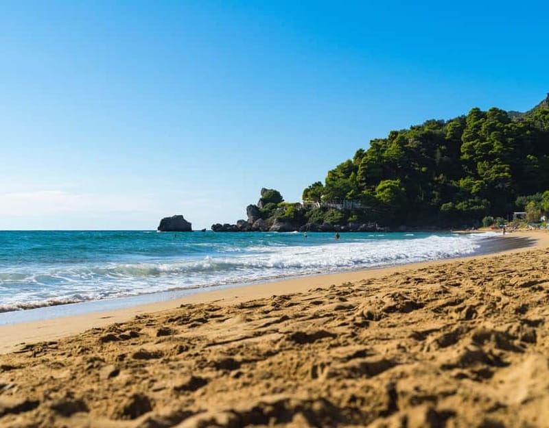 Corfu's Best Beach Day: Glyfada Beach Escape - From Corfu Town to the Scenic Glyfada Beach