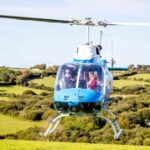 Cornwall: Helicopter Flight from St Ives - The 6-Mile Flight Path Over St Ives Bay