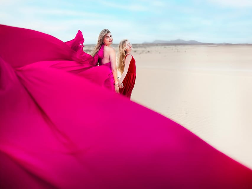 Corralejo: Private Flying Dress Photoshoot - Locations and Scenic Backdrops for the Flying Dress Photoshoot