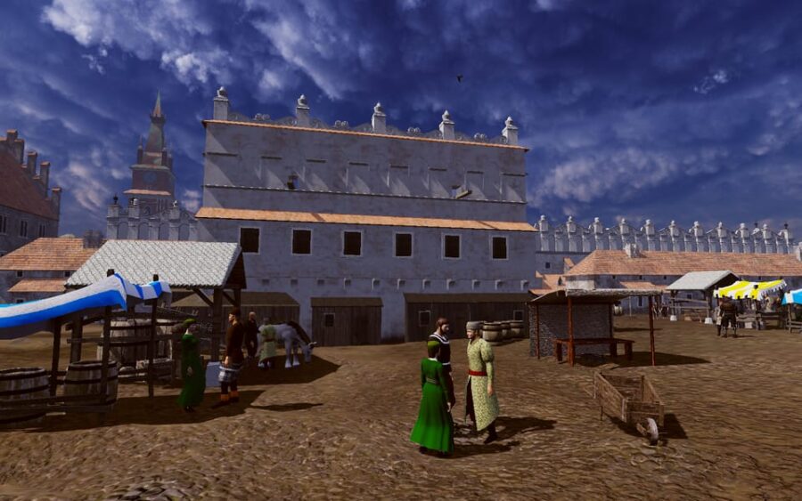 Cracow: Virtual Reality Experience 2+1 - Exploring the Streets of 17th Century Krakow in VR