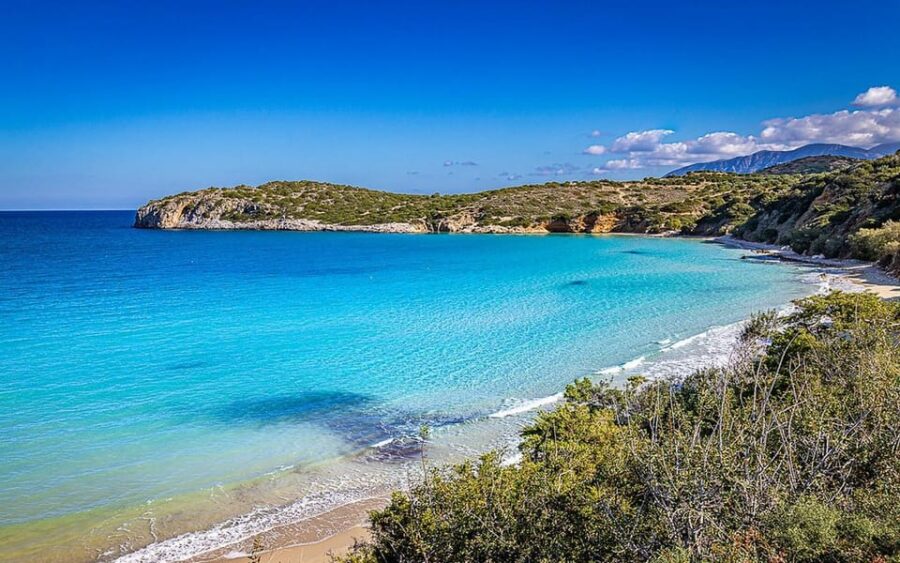 Crete and Heraklion Areas: Direct Day Trip Voulisma Beach - From Pickup to Arrival at Voulisma Beach