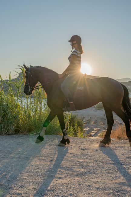 Crete Horse Riding: East Coastline Ride - The Route from the Horse Riding Center to Damnoni Beach