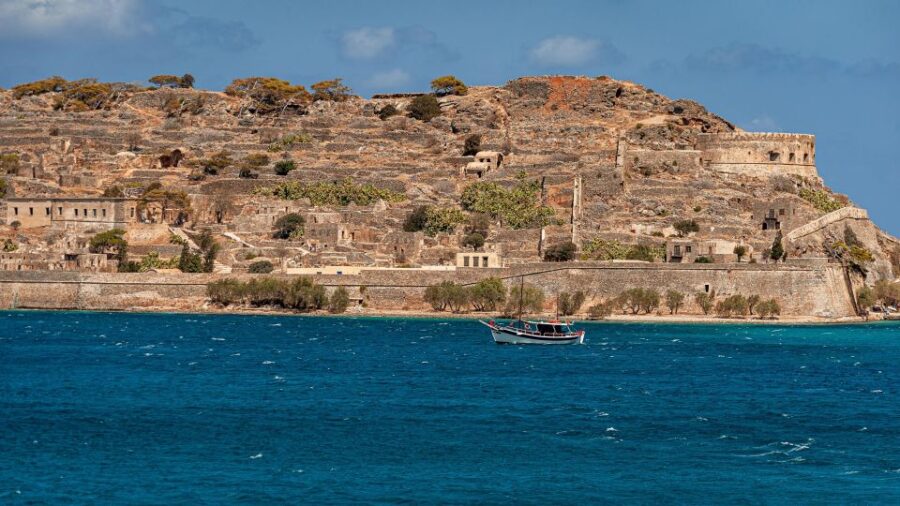 Crete: Spinalonga Boat Tour with BBQ & Agios Nikolaos - From Elounda to the Crete Coastline