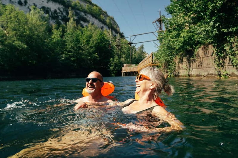 Dartford: Thrill & Chill Package- Ziplining & Lakeside Sauna - Soaring Along England’s Longest Zipline in Kent