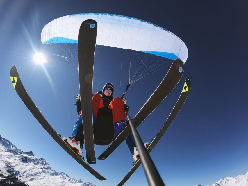 Davos: Ski Paragliding Experience - The Takeoff: Weather Checks and Launch Site Selection
