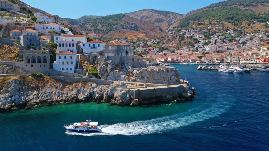 Day cruise Athens, Moni Island, Poros and Hydra - The Departure Point at Anavissos Marina