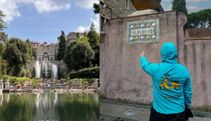 Day trip Rome by car : Tivoli Unesco Villa D'este & Hadrian - Convenient Departure from Rome at Cinecittà Metro Station