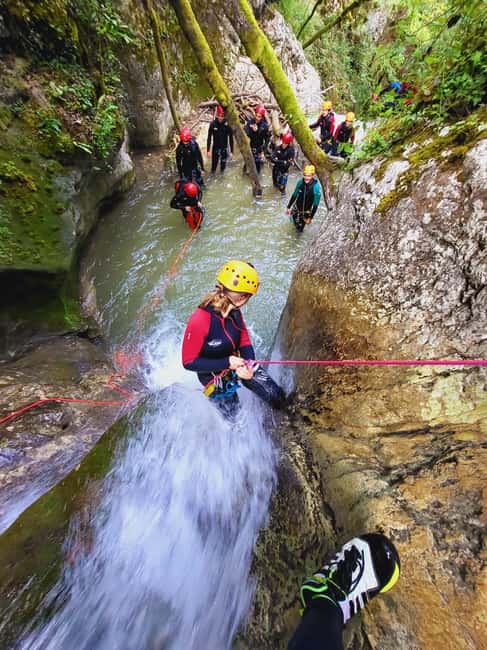 Descent of the Versoud canyon - Easy access and booking flexibility in the Versoud canyon