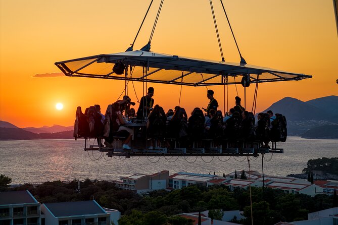 Dinner in the Sky Dubrovnik - Dine 50m above ground - The Thrill of Dine 50 Meters Above Dubrovnik