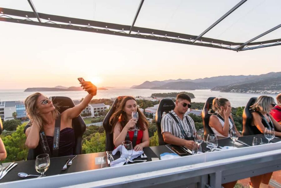 Dinner in the Sky Dubrovnik - Sunset Views and Breathtaking Scenery from the Platform