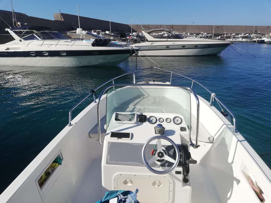 dinner on board at sunset at the Queen Cave - The Departure Point at Marina Arenella