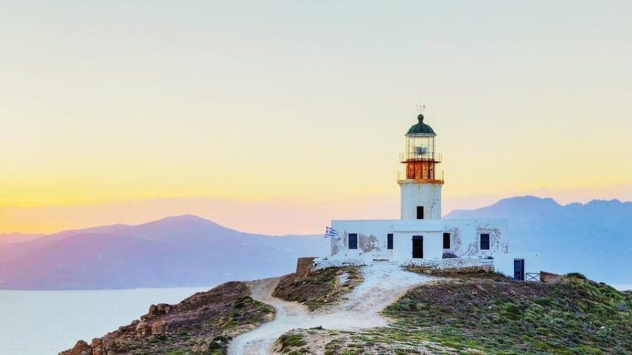 Discover Mykonos:4-Hour Van & Ano Mera Village Experience - Armenistis Lighthouse for Aegean Views
