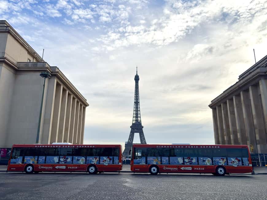 Disneyland, entrance ticket with transfer from Eiffel Tower - Meet at the Eiffel Tower Stop for Smooth Departure