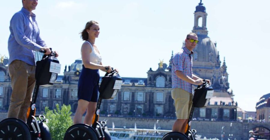 Dresden: Guided Segway Tour - Starting at Neustädter Markt with the Golden Rider Monument