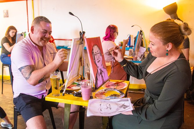 Drink & Draw: Paint A Masterpiece - The Atmosphere and Style of the Art Party