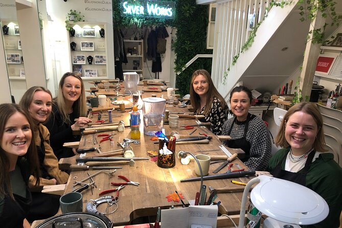 Dublin Jewellery Forge a Hammered Silver Ring: Drury Street - The Step-by-Step Process of Making Your Silver Ring