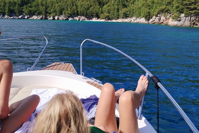 Dubrovnik private boat tour to Elaphiti Islands - Sunj Beach on Lopud Island: Relaxing Sands and Local Vibe