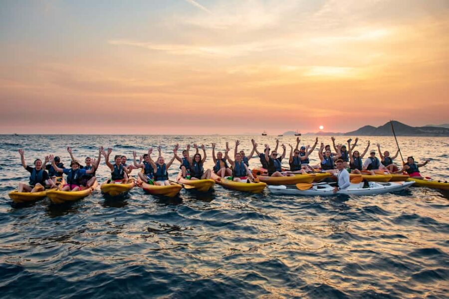 Dubrovnik: Sunset Kayaking and Snorkeling Tour - Starting Point and Tour Duration