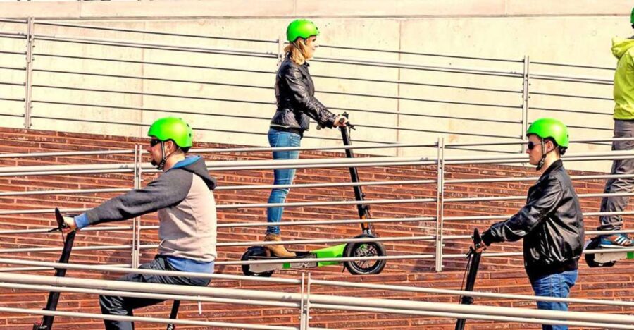 Düsseldorf: E-Scooter City Tour - Starting Point at Düsseldorf’s Rhine Tower