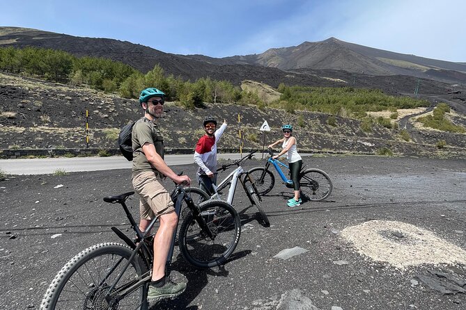 E-bike excursion on Etna - Visiting the Lava Cave and Naturalistic Stops