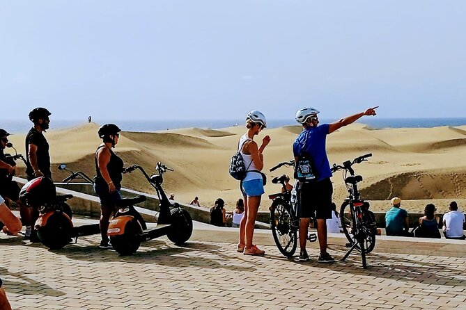 E-Bike Family Tour : Sightseeing in Playa Ingles,Maspalomas Dunes - Exploring the Promenade of Paseo Costa Canaria