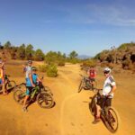 E-biking inside the mine tunnels on Monte Calamita, Capoliveri - Starting Point at Elba MTB Capoliveri in Tuscany