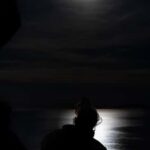 E-biking with the full moon reflected on the sea at Costa dei Gabbiani - The Unique Allure of Night E-Biking on Elba