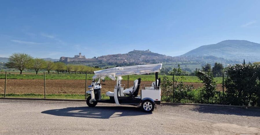 E - Tuk Panoramic Tour Assisi with audio guides - Starting Point at Hotel Bellavista Assisi