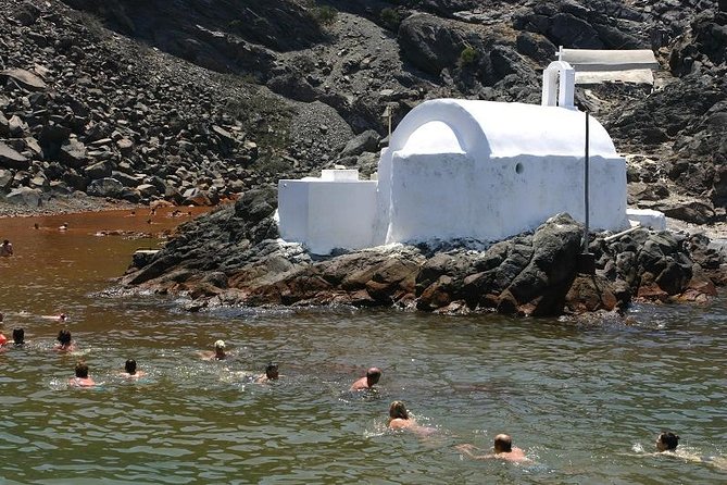 Early Season Experience: 3-hours Santorini Volcano and Hot Springs Trip - Hike to the Active Volcano Craters on Nea Kameni