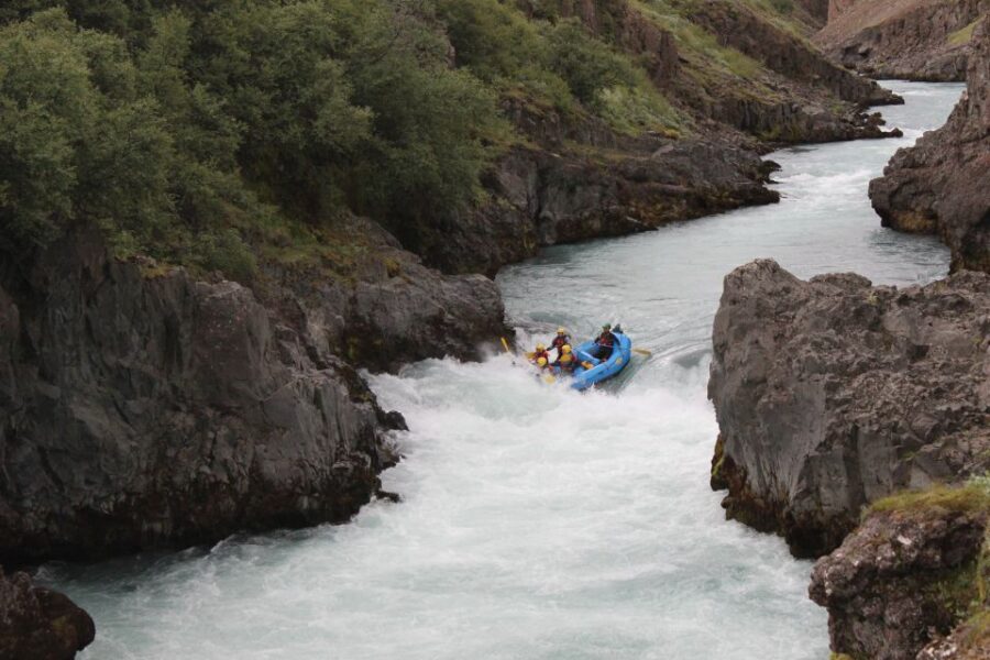 East Glacial River Extreme Rafting - The Starting Point at Bakkaflöt in Varmahlíð