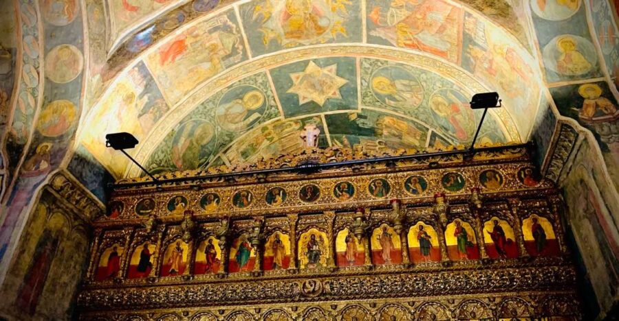 Eastern Orthodox Church Art in Bucharest - Discovering the Historic Saint Anton Church Near the Old Princely Court