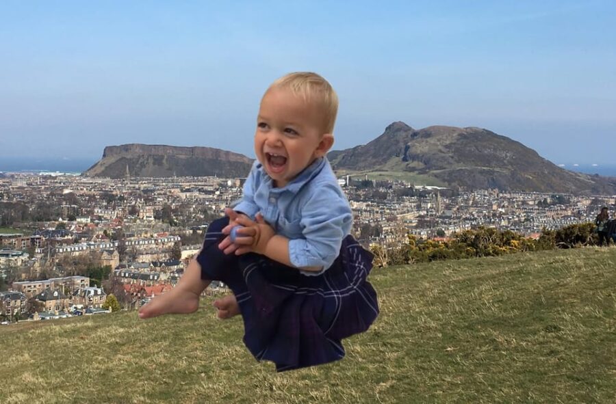 Edinburgh: a Scottish experience for Children in German - Starting Point at Middle Meadow Walk