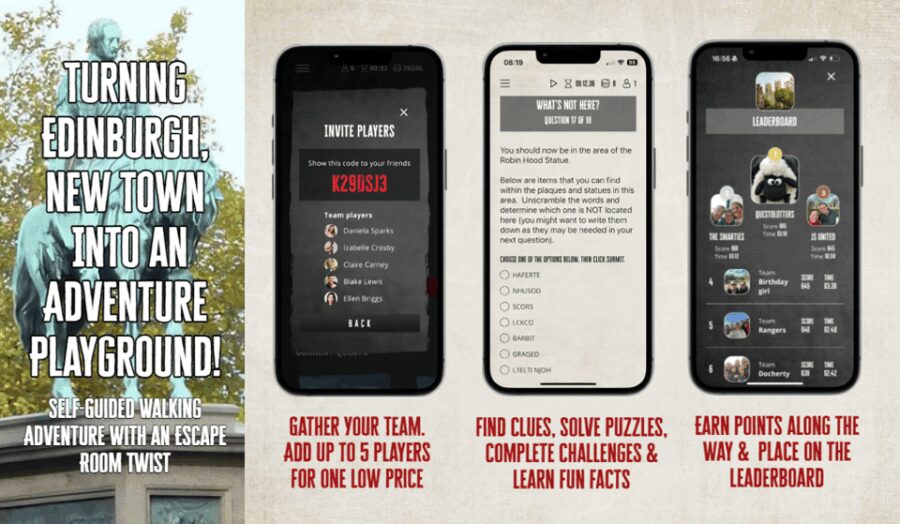 Edinburgh New Town: City Walking Tour & Exploration Game - Starting Point: Calton Hill and Instant Access via App
