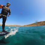 Efoil and water sports in Athens - The Scenic Setting of Charakas Beach in Keratea