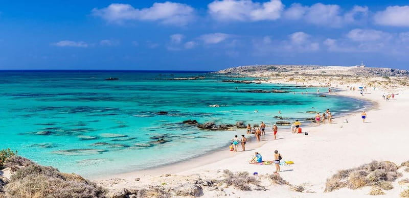 Elafonisi Bay - PINK COLOR SAND BEACH - Convenient Pickup from Central Crete