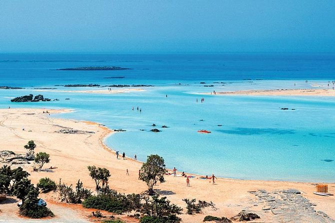 Elafonisi Beach Trip from Rethymno - Wading Across the Lagoon to Reach Elafonisi Island
