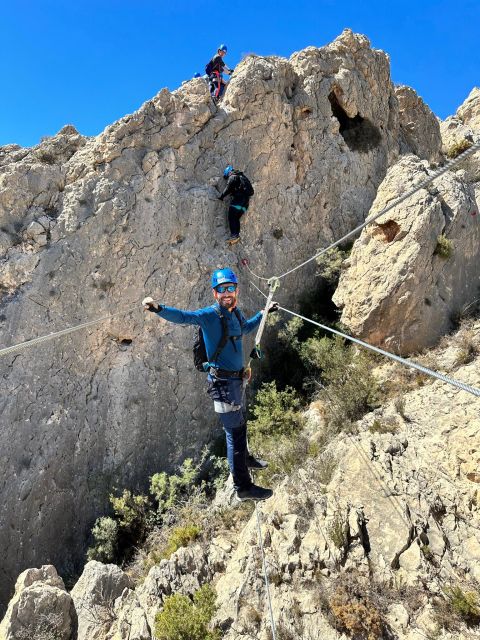 Elda: Via ferrata El Bolón - The Longest Zip Line in the Valencian Community